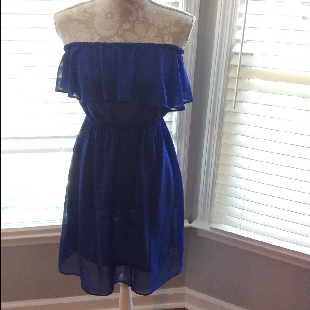 Blue sundress